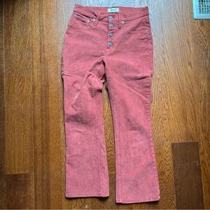 Madewell Women's Flare Jeans in Red